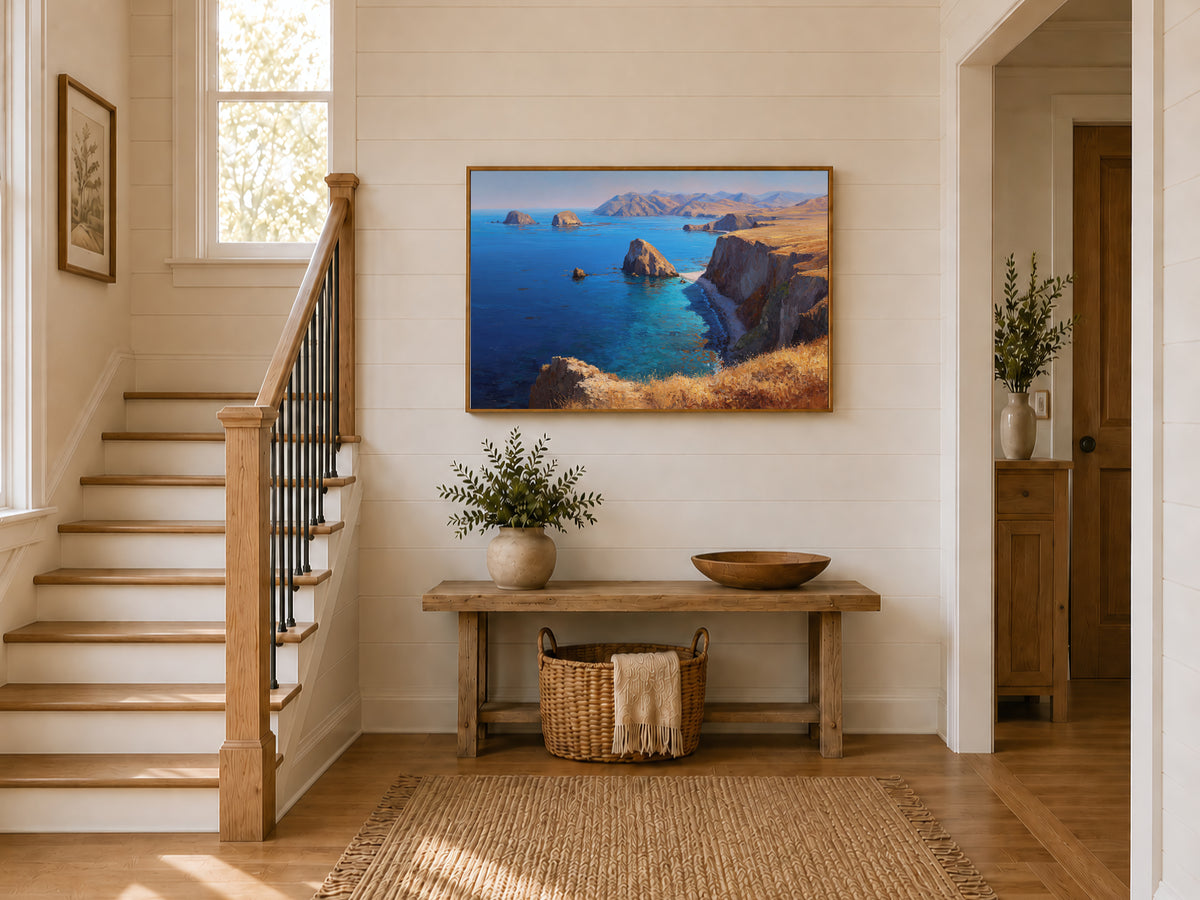 Channel Islands National Park Fall Wall Art | California Coastal Landscape Painting