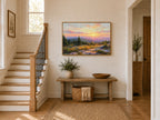 Mount Cadillac Summer Sunset Wall Art | Acadia National Park Maine Landscape Painting