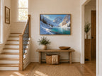 Colchuck Lake Winter Wall Art | Washington Landscape Painting