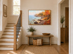 Lake Superior Fall Wall Art | Minnesota Fall Foliage Landscape Painting