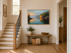 Lake Superior Summer Sunrise Wall Art | Minnesota Coastal Landscape Painting