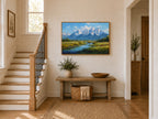 Grand Teton National Park Summer Wall Art | Wyoming Mountain Landscape Painting