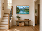 Stanley Lake Summer Wall Art | Idaho Sawtooth Mountain Landscape Painting