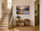 Cuyahoga Valley National Park Winter Sunset Wall Art | Ohio River Landscape Painting