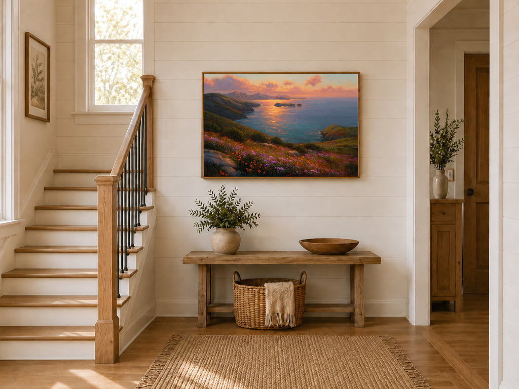 Channel Islands National Park Spring Sunset Wall Art | California Coastal Landscape Painting