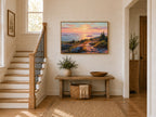 Mount Cadillac Summer Sunrise Wall Art | Acadia National Park Maine Landscape Painting