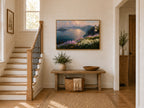 Crater Lake National Park Spring Sunrise Wall Art | Oregon Volcanic Landscape Painting