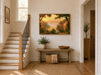 Niagara Falls Summer Sunset Wall Art | Canada New York Landscape Painting