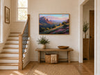 Sedona Spring Sunset Wall Art | Arizona Red Rock Landscape Painting