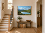 Denali National Park Summer Wall Art | Alaska Mountain Landscape Painting