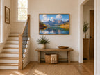 Stanley Lake Fall Wall Art | Idaho Sawtooth Mountain Landscape Painting
