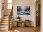 Cuyahoga Valley National Park Winter Sunrise Wall Art | Ohio River Landscape Painting