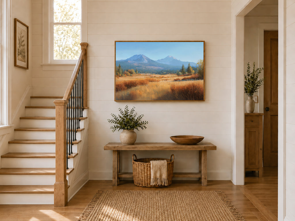 Lassen Volcanic National Park Fall Wall Art | California Landscape Painting