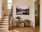 Stanley Lake Summer Sunrise Wall Art | Idaho Sawtooth Mountain Landscape Painting