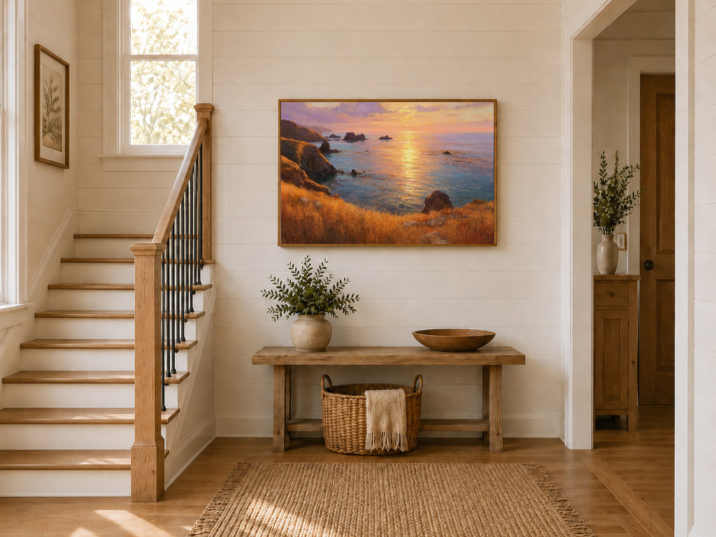 Channel Islands National Park Summer Sunset Wall Art | California Coastal Landscape Painting