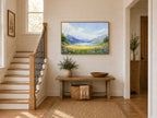Waterton Lakes National Park Spring Wall Art | Canada Lakeside Painting